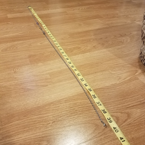 Metallic Peacock Quartz Nugget Super Long Necklace - Picture 9 of 9